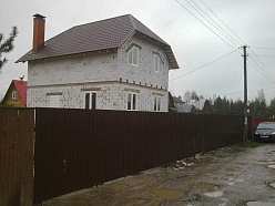 Дом в деревне Райки. Установлены окна Rehau sib.